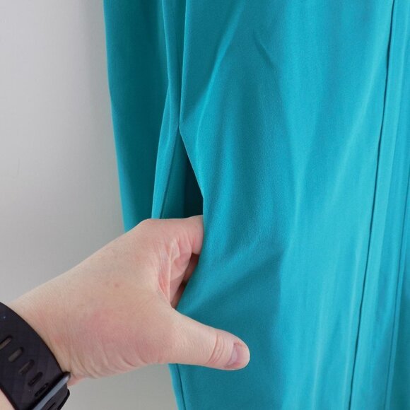 100% silk DVF long sleeve pullover tunic dress - Picture 6 of 9